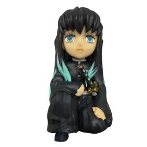 Demon Slayer Muichiro Tokito Mini Figure Anime Chibi Collectible Figurine